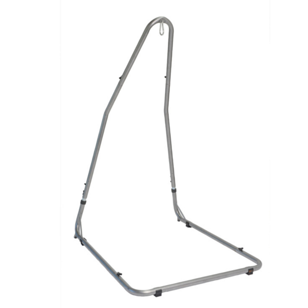 A free-standing frame for hanging hammock chairs. Adjustable in height, it is suitable for use indoors and out with most hanging type chairs. Easy to assemble.