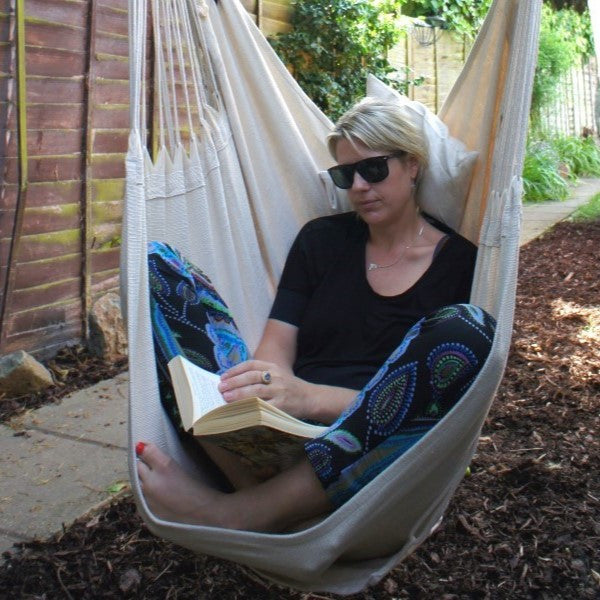 Adjustable Hanging Hammock Chair with Foot Rest